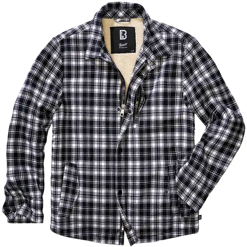 Classic Sherpa Jacke weiß-schwarz Solange Der Vorrat Reicht