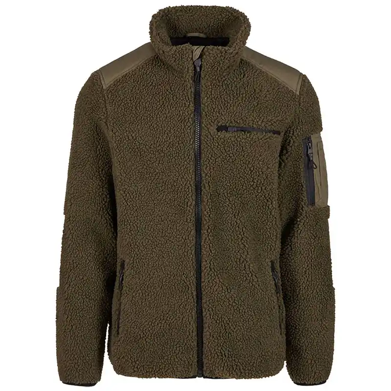 Geprüft Teddyfleece Jacke Ramble oliv
