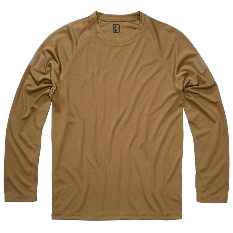 Brandit Quickdry Langarmshirt camel Preisknaller