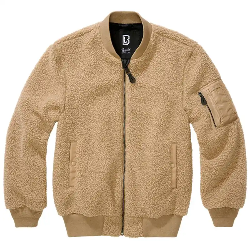 Schnäppchen MA1 Sherpa Jacke camel
