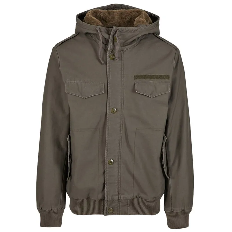 Winterblouson Jacob mit Teddyfutter oliv Kracherpreis