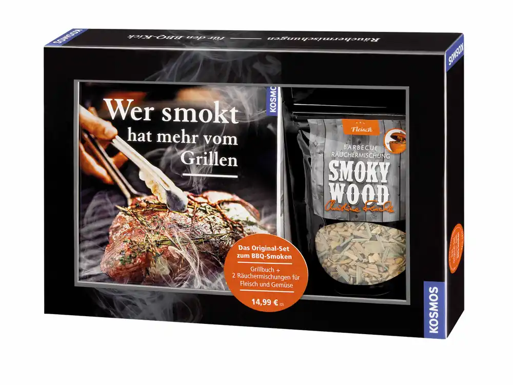 Preiswert Kosmos Barbecue Räuchermischung mit Grillbuch
