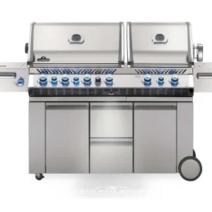 Heißes Angebot Napoleon Prestige PRO 825, Edelstahl mit Bodenbeleuchtung inkl. Drehspieß PRO825RSIBPSS-3