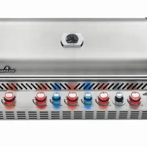 Sonderaktion Napoleon Prestige PRO 665, Edelstahl, Einbau mit Bodenbeleuchtung inkl. Drehspieß BIPRO665RBPSS-3