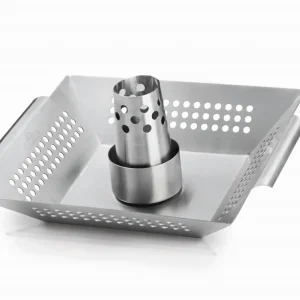 Aktuell Napoleon Edelstahl Geflügelhalter und Wok
