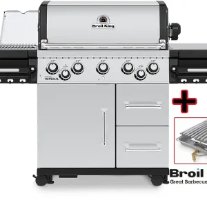 Saisonangebot Broil King IMPERIAL™ S590 PRO IR inkl. Infrarot Seitenbrenner und Drehspieß