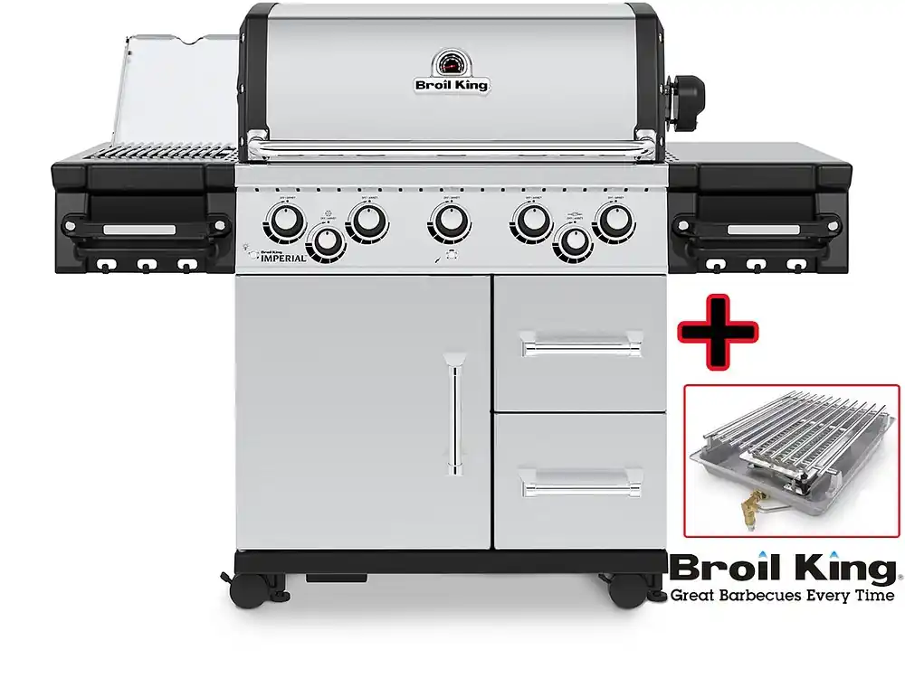Saisonangebot Broil King IMPERIAL™ S590 PRO IR inkl. Infrarot Seitenbrenner und Drehspieß