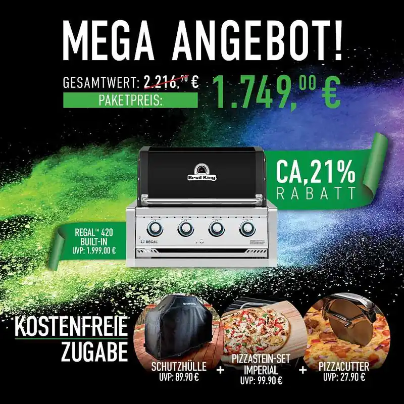 Echt Broil King REGAL™ 420 BLACK Built In