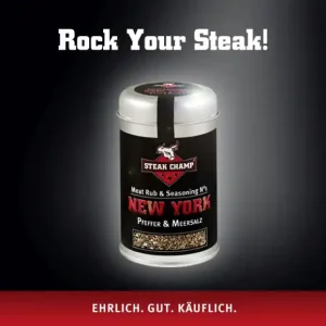 SteakChamp No. 1 New York Gewürzmischung – Pfeffer & Meersalz Günstig