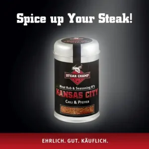 SteakChamp No. 2 Kansas City Gewürzmischung – Chili & Pfeffer Preisknaller