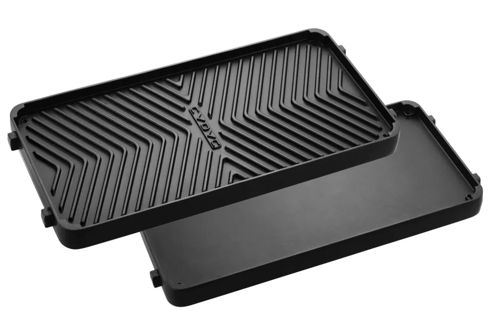 Markenprodukt Cadac Meridian Reversible grill / Wendegrillplatte (19 x 41,5 cm)