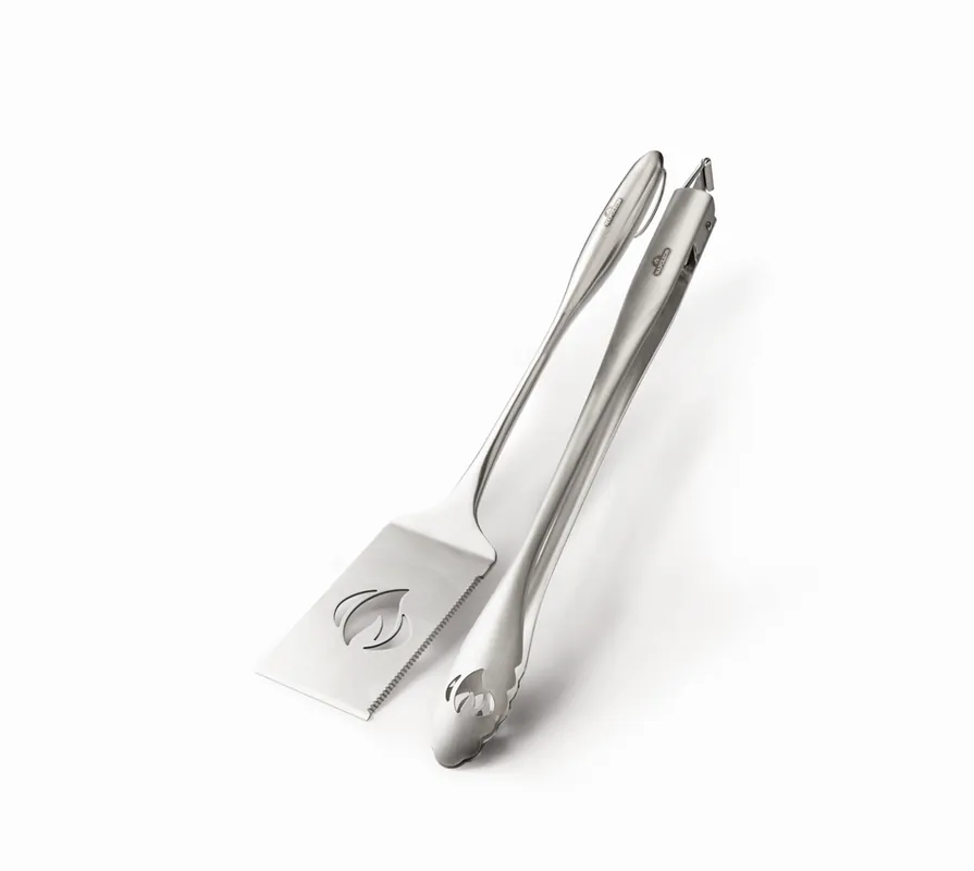 Letzte Chance Napoleon 2teiliges Pro Grillbesteck-Set aus Edelstahl