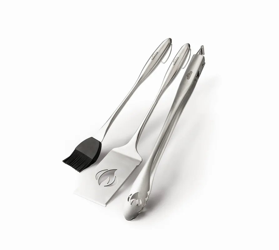 Napoleon 3teiliges Pro Grillbesteck-Set aus Edelstahl Versand Am Gleichen Tag