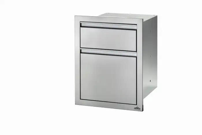Napoleon Einbau-Schrank m 1 gr. + 1 kl. Schublade (55 x 71 cm) Zertifiziert