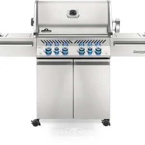 Expressversand Napoleon Prestige PRO 500, Edelstahl mit Bodenbeleuchtung inkl. Drehspieß PRO500RSIBPSS-3