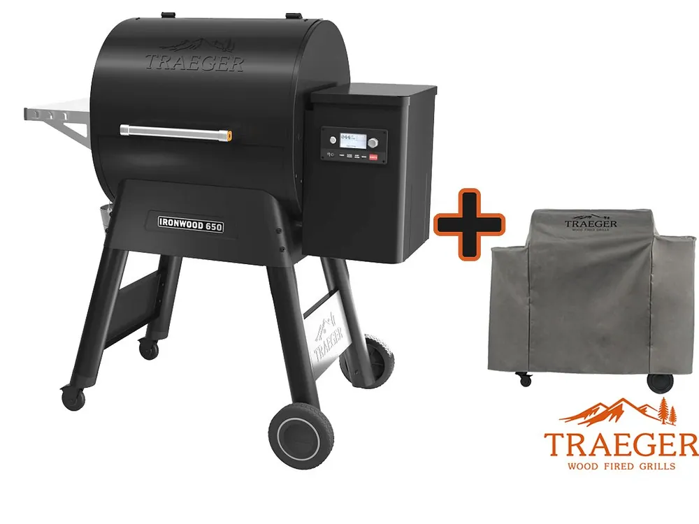 Traeger Pelletgrill Ironwood D2 650 Schwarz Letzte Chance