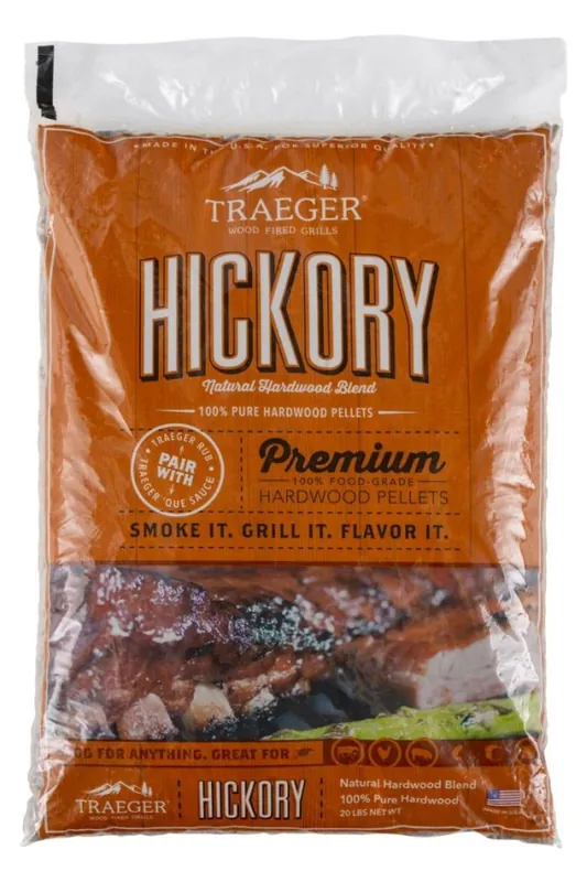 Traeger Hartholz Pellets Hickory 9 kg Top-Seller