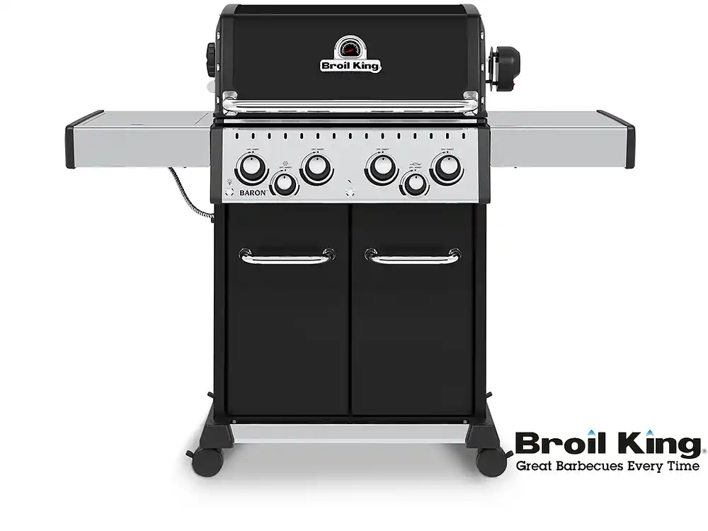Broil King BARON 490 BLACK inkl. Drehspieß Neues Modell Sichere Zahlung