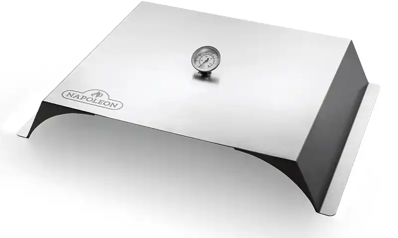 Billig Napoleon Pizzaaufsatz / Ofen aus Edelstahl für Gasgrills