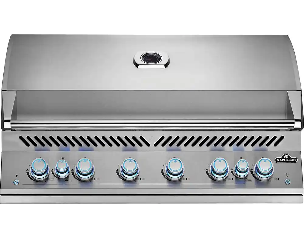 Jetzt Kaufen Napoleon 700-Series 44", Edelstahl, Einbau inkl. Drehspieß BIG44RBPSS-CE