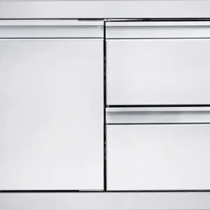 Abverkauf Napoleon Einbau-Türe & 2er Schubladen-Kombination (100×50 cm)
