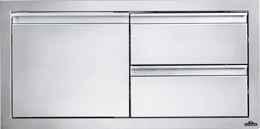 Abverkauf Napoleon Einbau-Türe & 2er Schubladen-Kombination (100×50 cm)