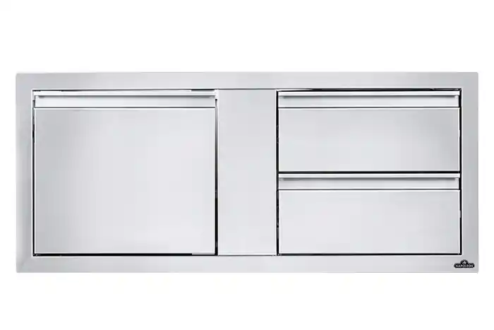 Napoleon Einbau-Türe & 2er Schubladen-Kombination (115×50 cm) Preiswert