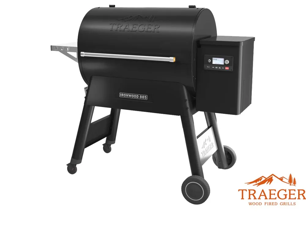 Billig Traeger Pelletgrill Ironwood D2 885 Schwarz Sonderverkauf