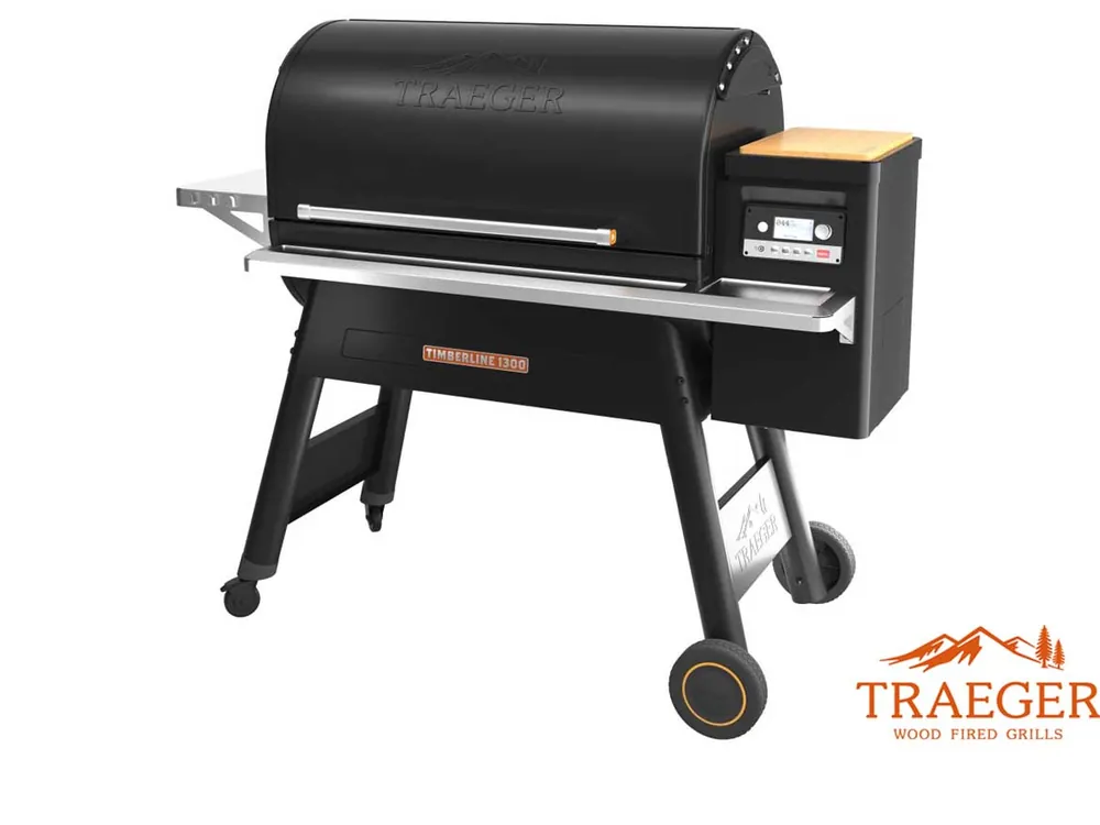 Direktkauf Traeger Pelletgrill Timberline D2 1300 Schwarz Aussteller