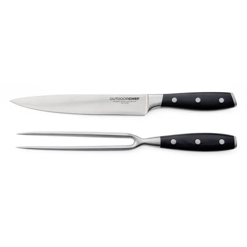 Super-Preis OUTDOORCHEF Tranchierbesteck Premium