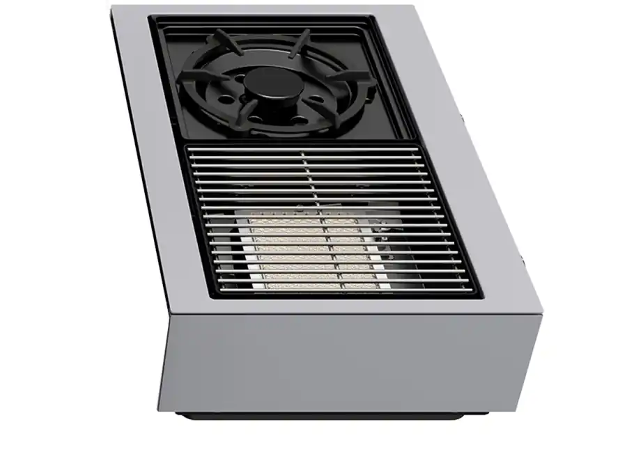 Solange Der Vorrat Reicht OUTDOORCHEF BLAZING-/COOKING ZONE KIT PLUS AROSA EVO GREY STEEL