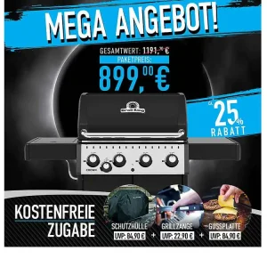Rabatt Broil King CROWN 440 BLACK