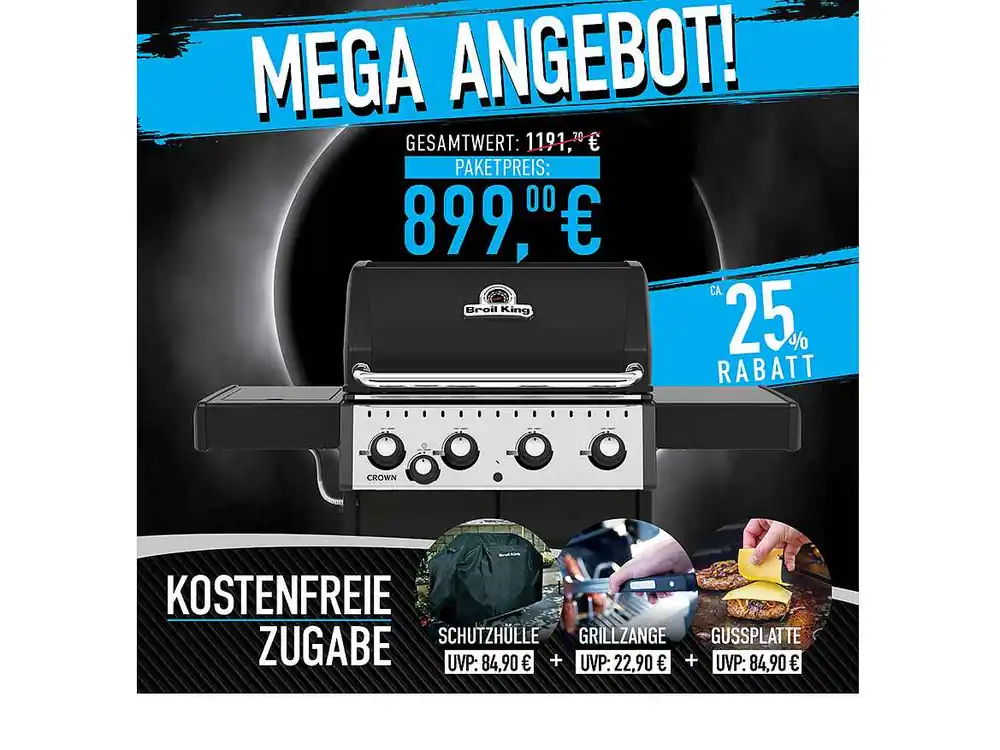 Rabatt Broil King CROWN 440 BLACK