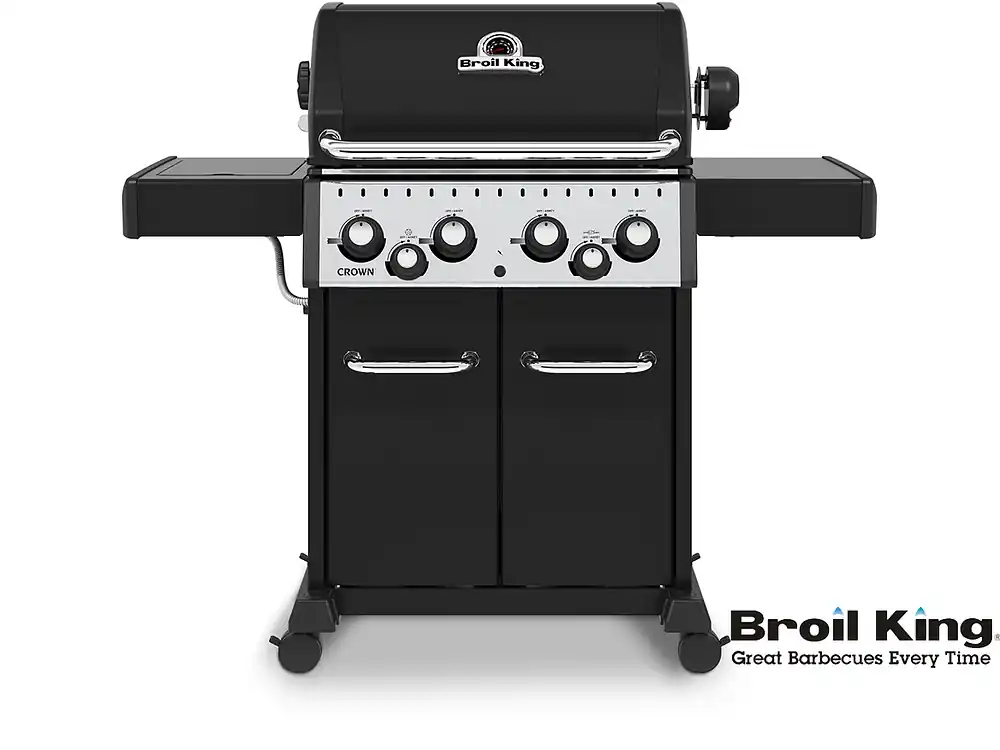 Begrenztes Angebot Broil King CROWN 490 BLACK inkl. Drehspieß