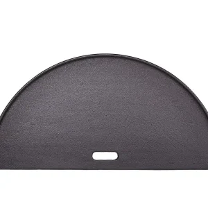 Neue Kollektion Kamado Joe zweiseitig verwendbare Gusseiserne Grillplatte (halbrund) - Classic Joe