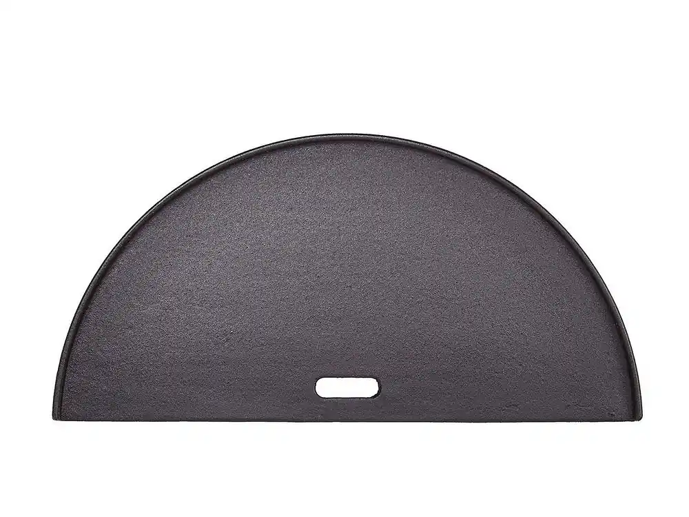 Neue Kollektion Kamado Joe zweiseitig verwendbare Gusseiserne Grillplatte (halbrund) - Classic Joe