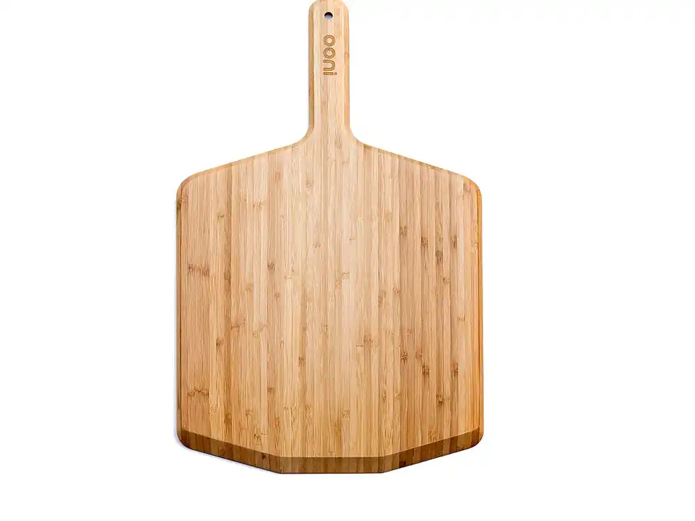 Ooni Pizzaschieber Bambus und Pizzabrett 14" (35 cm) Echt