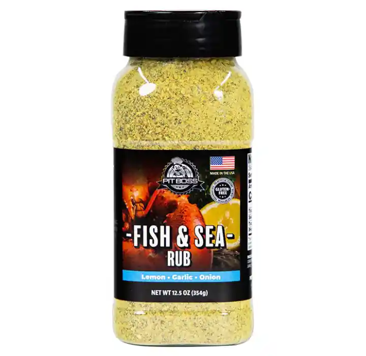 Geprüft Pit Boss Fish & Sea Rub Fisch