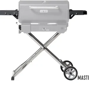 Top-Preis Masterbuilt Klappbarer Unterwagen für Tragbaren Holzkohlegrill - Portable mit Seitenablagen