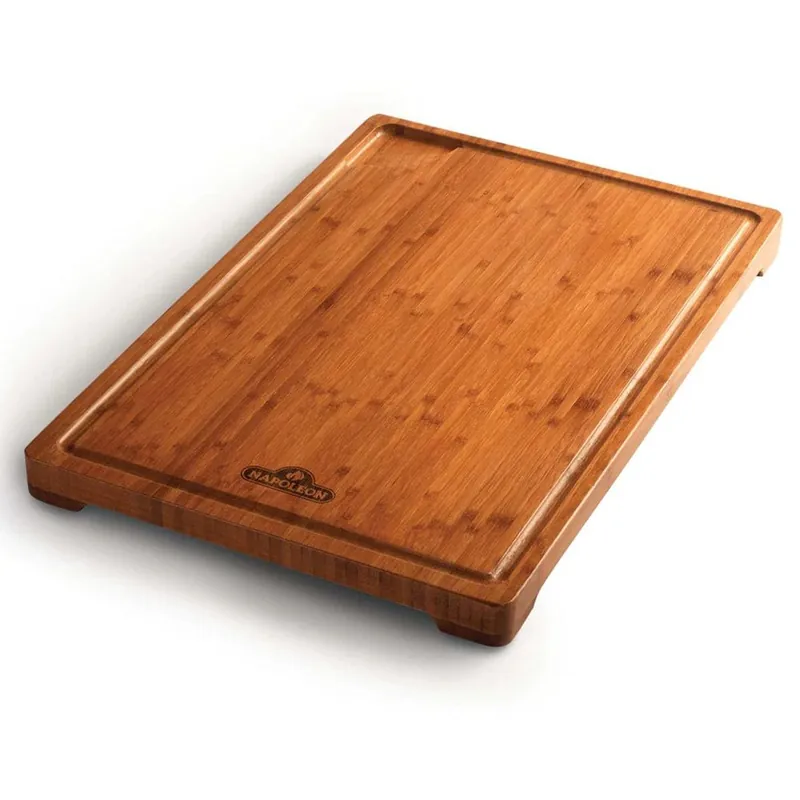 Saisonangebot Napoleon Bambus Schneidebrett 47x30cm , Große Seitenablage