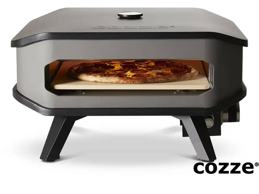 Cozze Gas Pizzaofen 13" inkl. Thermometer & Pizzastein (34 cm) Must-Have