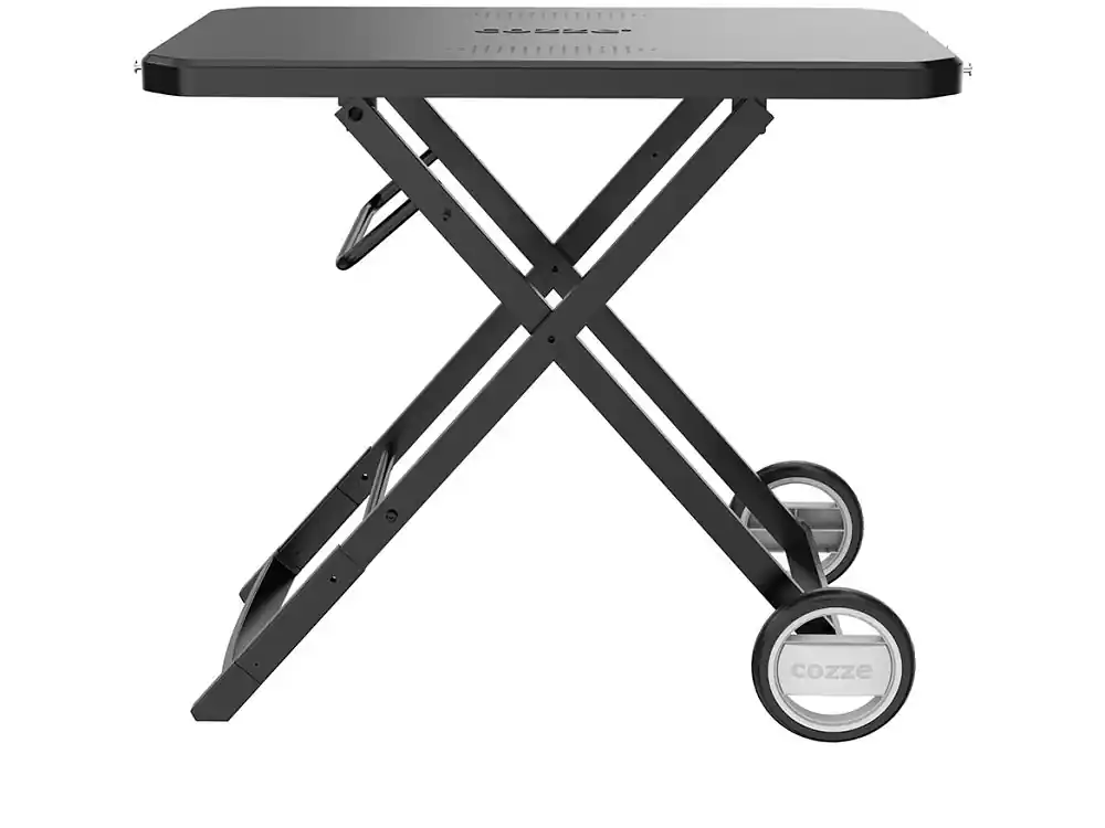 Begrenztes Angebot Cozze Klapptisch mit Rädern - Outdoortisch für Pizzaofen & Plancha 500/600 & Grill 200/300/500
