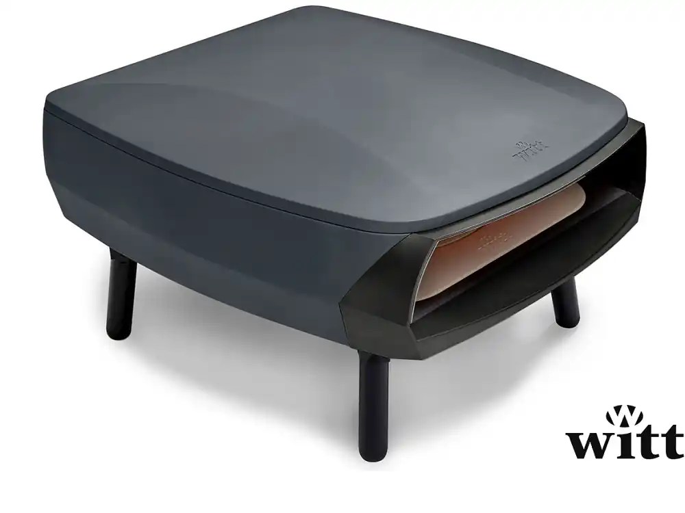 Begrenztes Angebot Witt Gas Pizzaofen Etna Rotante grau / graphite mit rotierendem Stein (16")