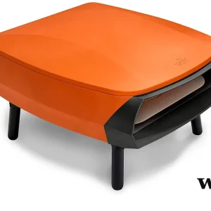 Knallerangebot Witt Gas Pizzaofen Etna Rotante orange mit rotierendem Stein (16")