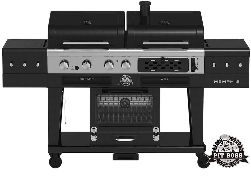 Wochenendangebot Pit Boss Memphis Ultimate Combo 2.0 Gasgrill, Holzkohlegrill & Elektrischer Smoker