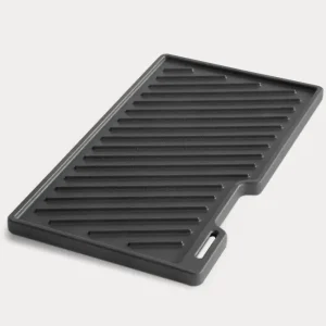 Burnhard Gusseisen Grillplatte Wendeplatte Premium FRED 41,5x23,5 cm Top-Angebot