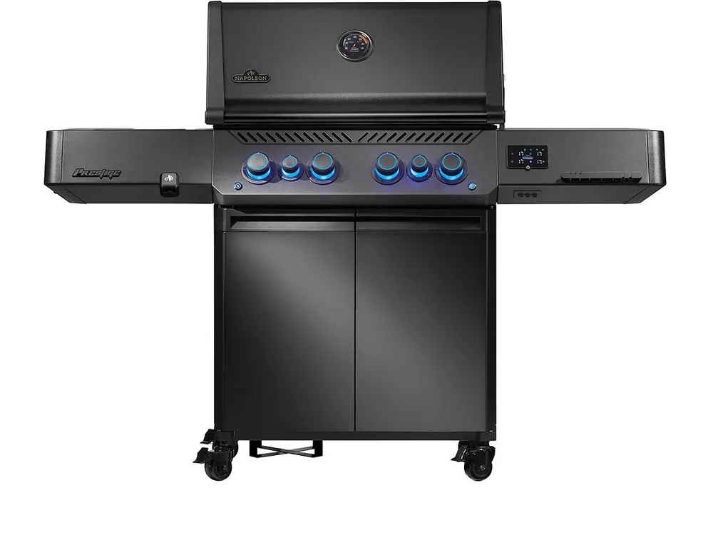 Napoleon PHANTOM Prestige 500 CONNECTED gegossene Edelstahl Grillroste Mattschwarz Zertifiziert