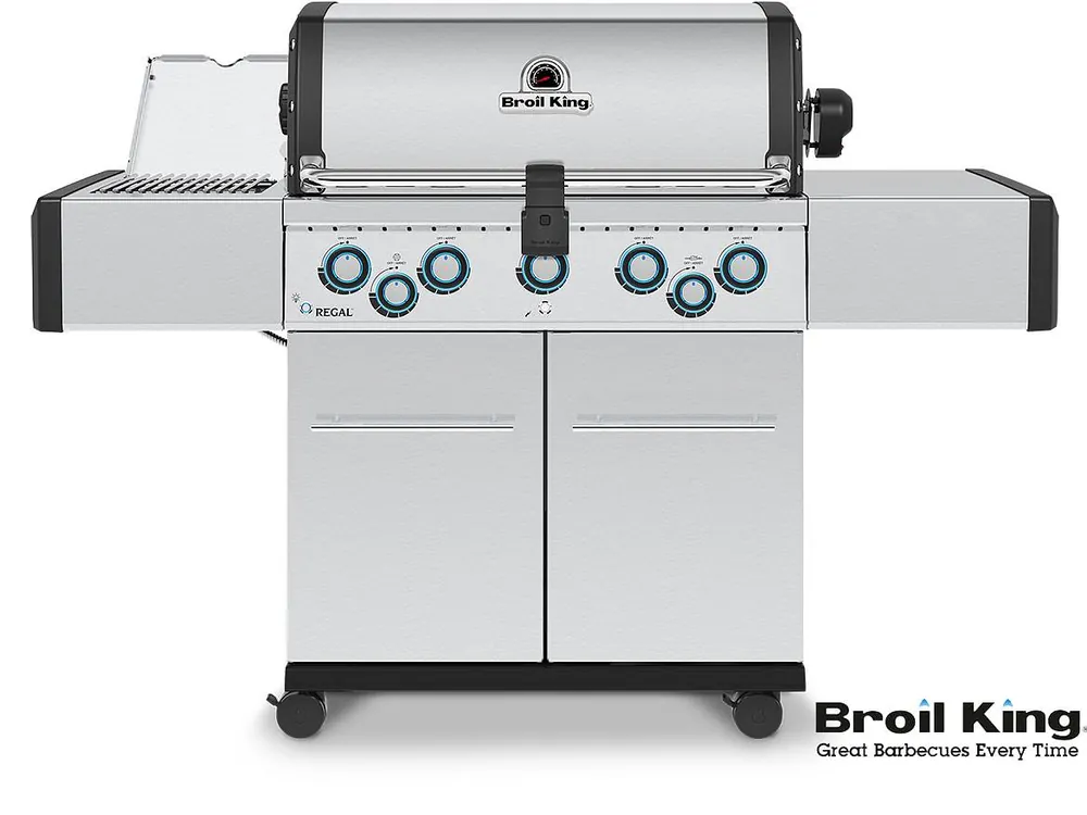 Broil King REGAL S590 IR inkl. Infrarot Seitenbrenner und Drehspieß mit Gusseisen-Grillroste Ausverkauf