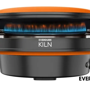 Sofort Bestellen Everdure KILN R Gas Pizzaofen mit rotierendem Stein Terracotta / orange (16")
