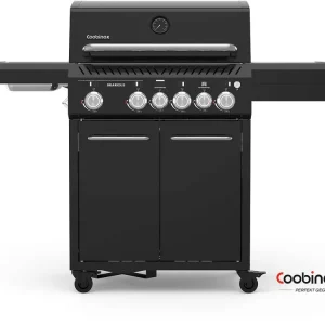 Coobinox SEARIOUS BLACK Gasgrill mit Seiten- & Heckbrenner inkl. Gussroste Jetzt Kaufen